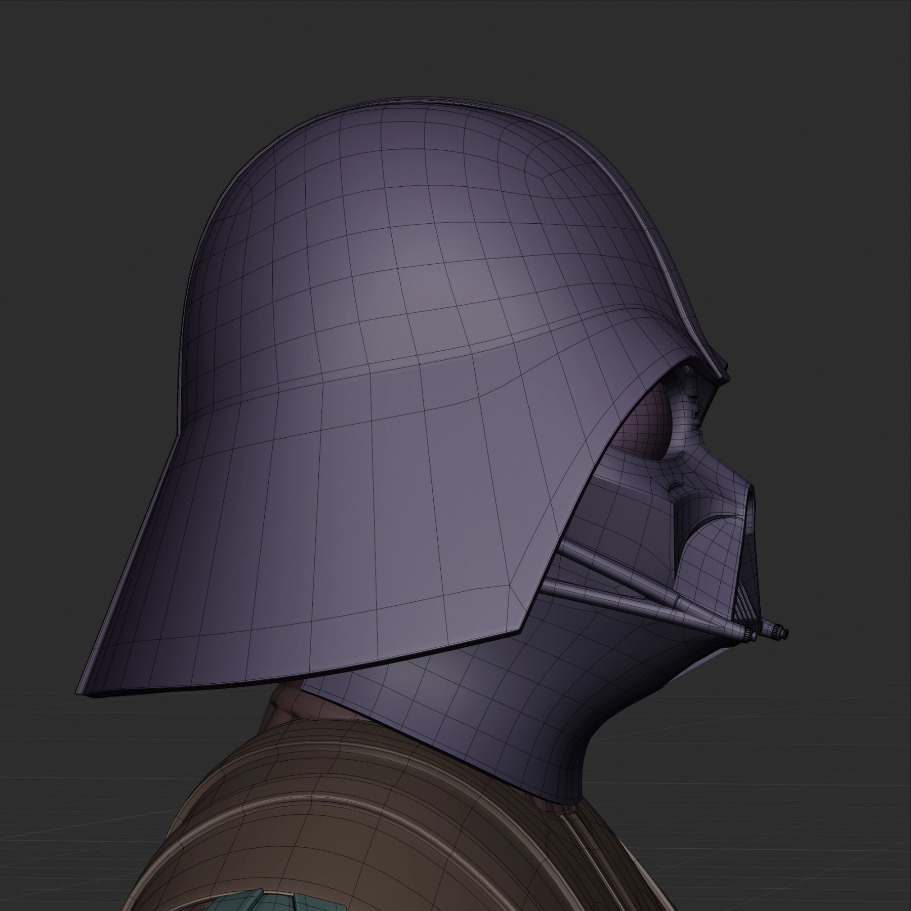 Darth Vader Helmet - Modeling Study gallery image 6