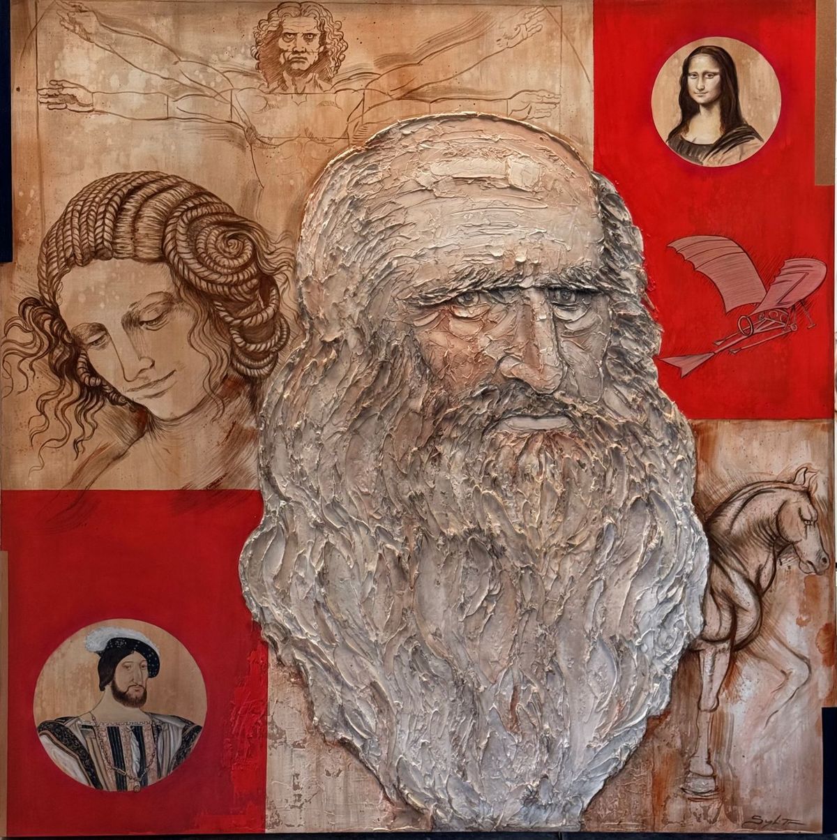Artwork Da Vinci science and art high-res
