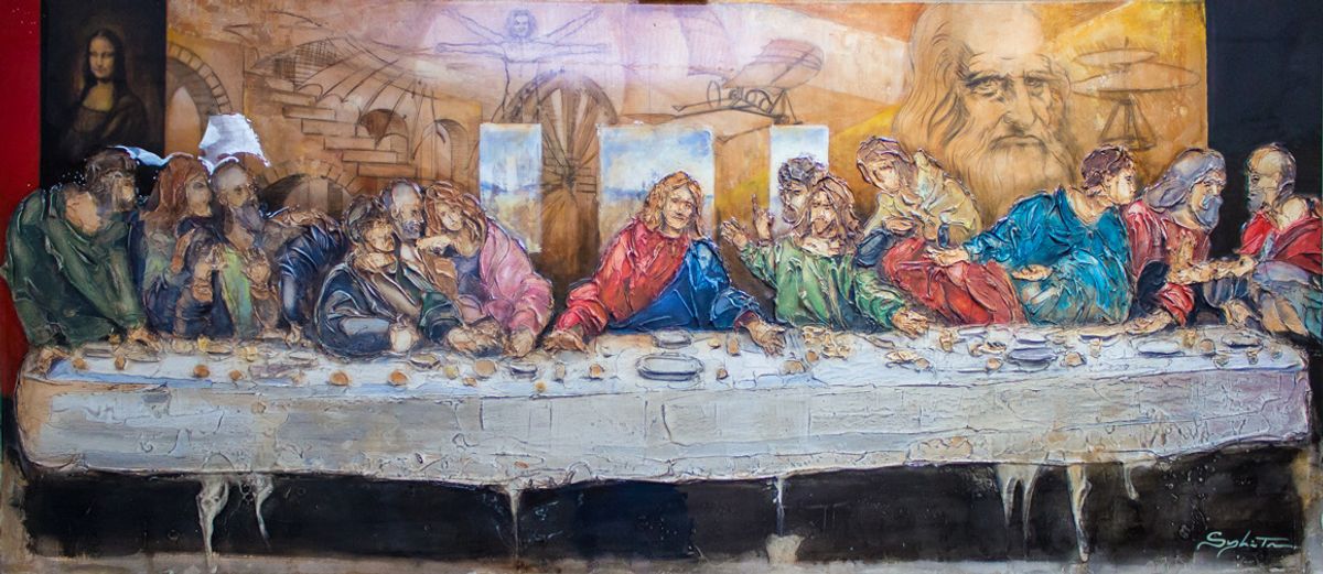 Artwork Da Vinci last supper high-res