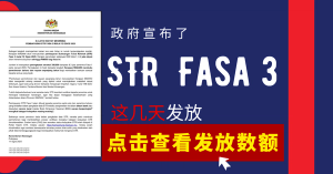 STR 第三阶段 Fasa 3 将于（ 2025年8月12日）发放