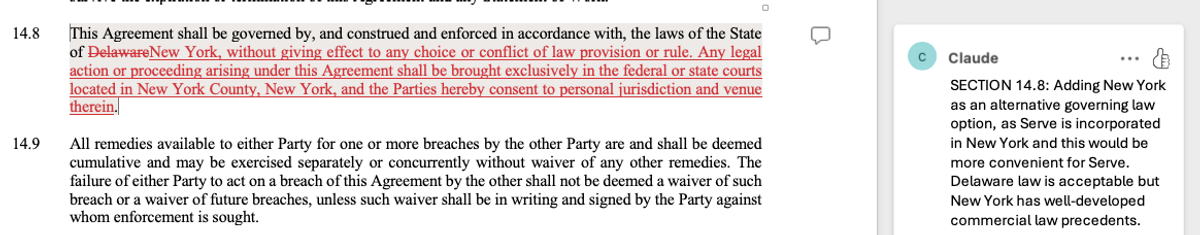 governing law