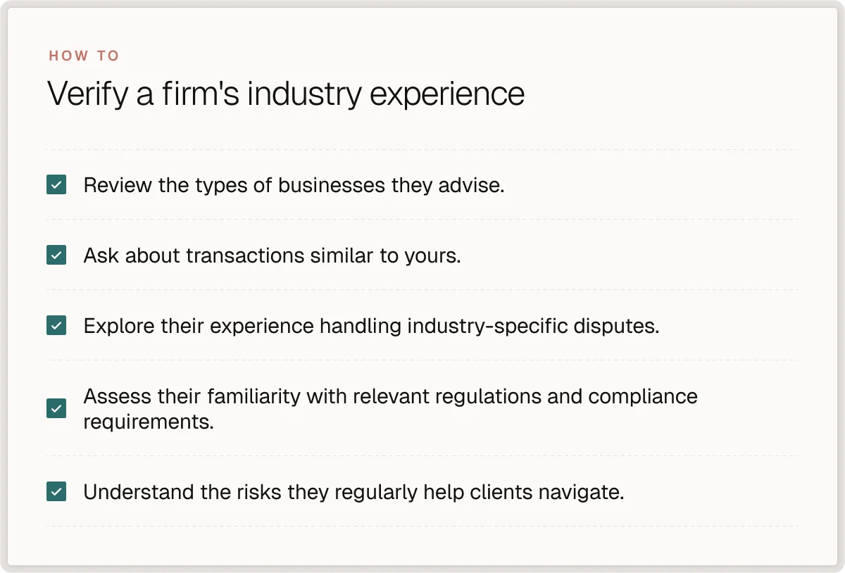 how-to-verify-a-firms-industry-expirience