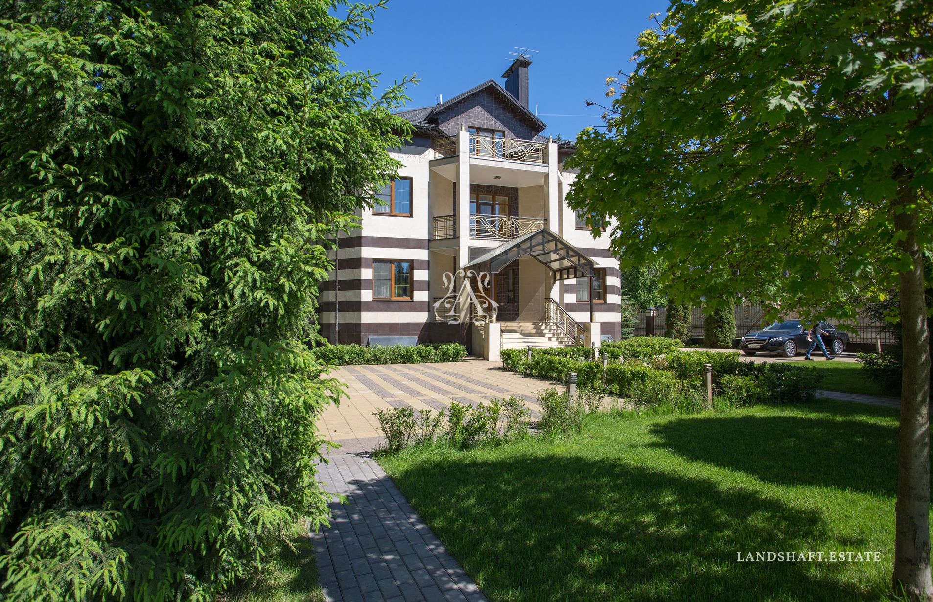 Загородный дом в КП «Ландшафт» на Рублевке — 5 спален, SPA, готов к проживанию