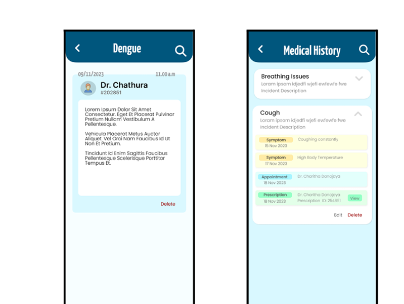 Record Medical Inciedents