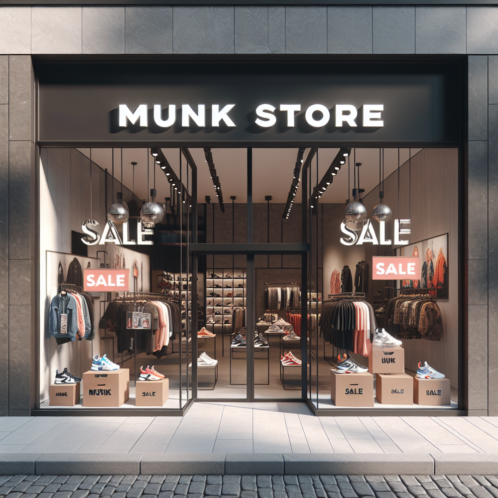 Find de bedste Munk Store tilbud og udsalg - Spar stort på modetøj og sneakers
