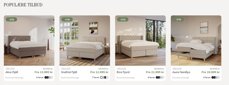 Beds, offer, senge, tilbud, Nordic Dream