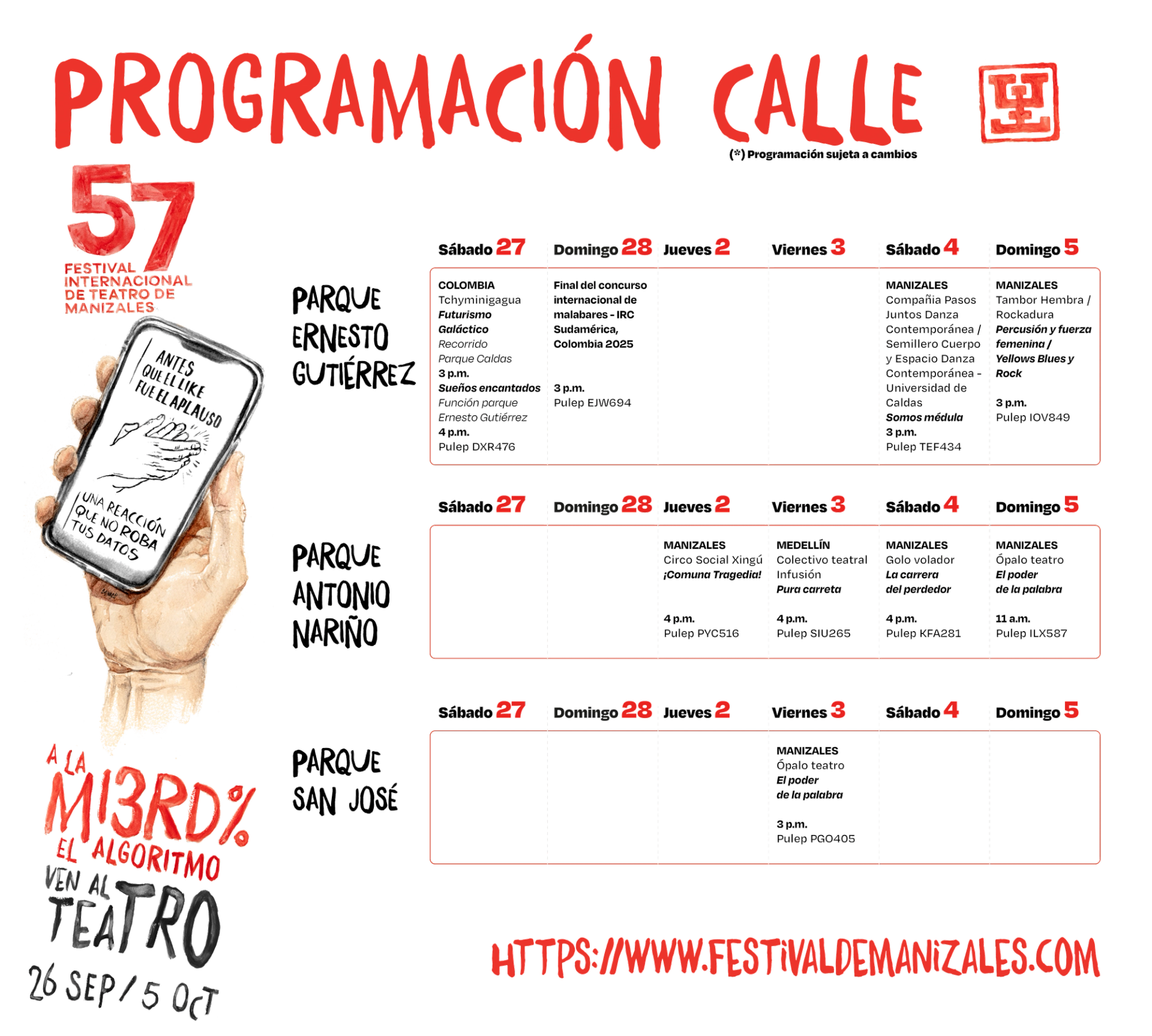 Programación Calle | Computador