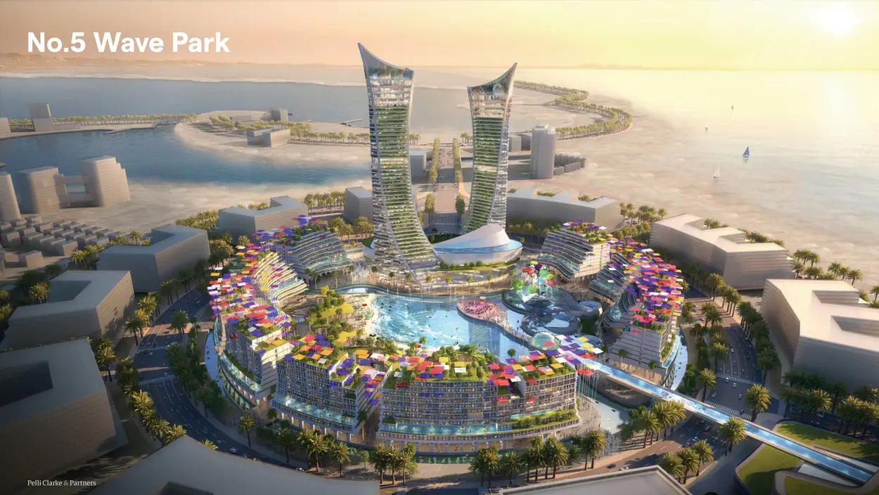 Wave park and surfing concept