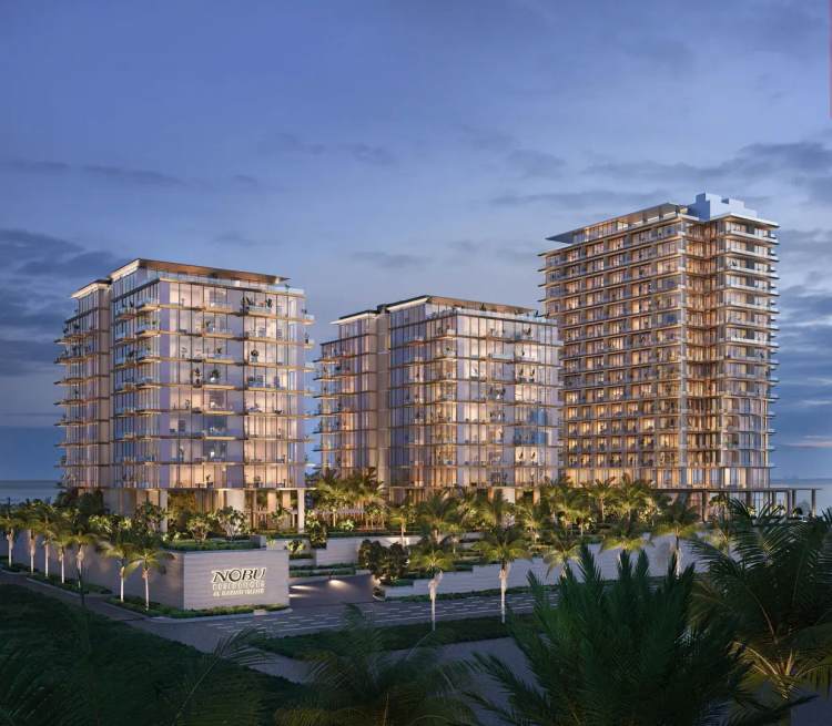 Nobu Residences project exterior rendering