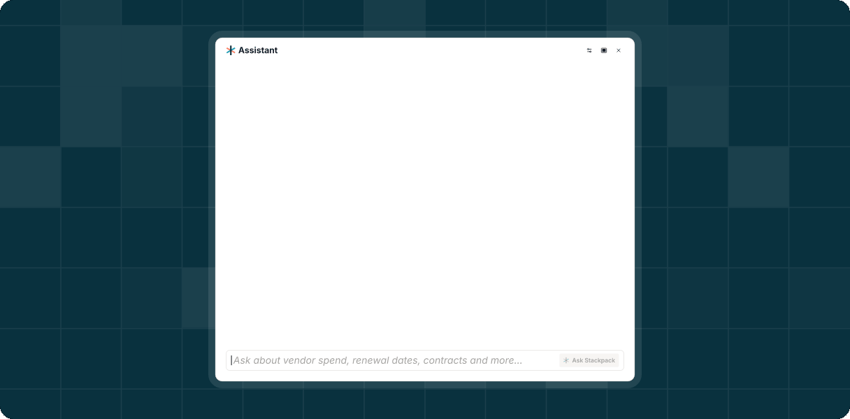 Stackpack's homepage gives finance and ops teams direct insight into their spend and contracts.