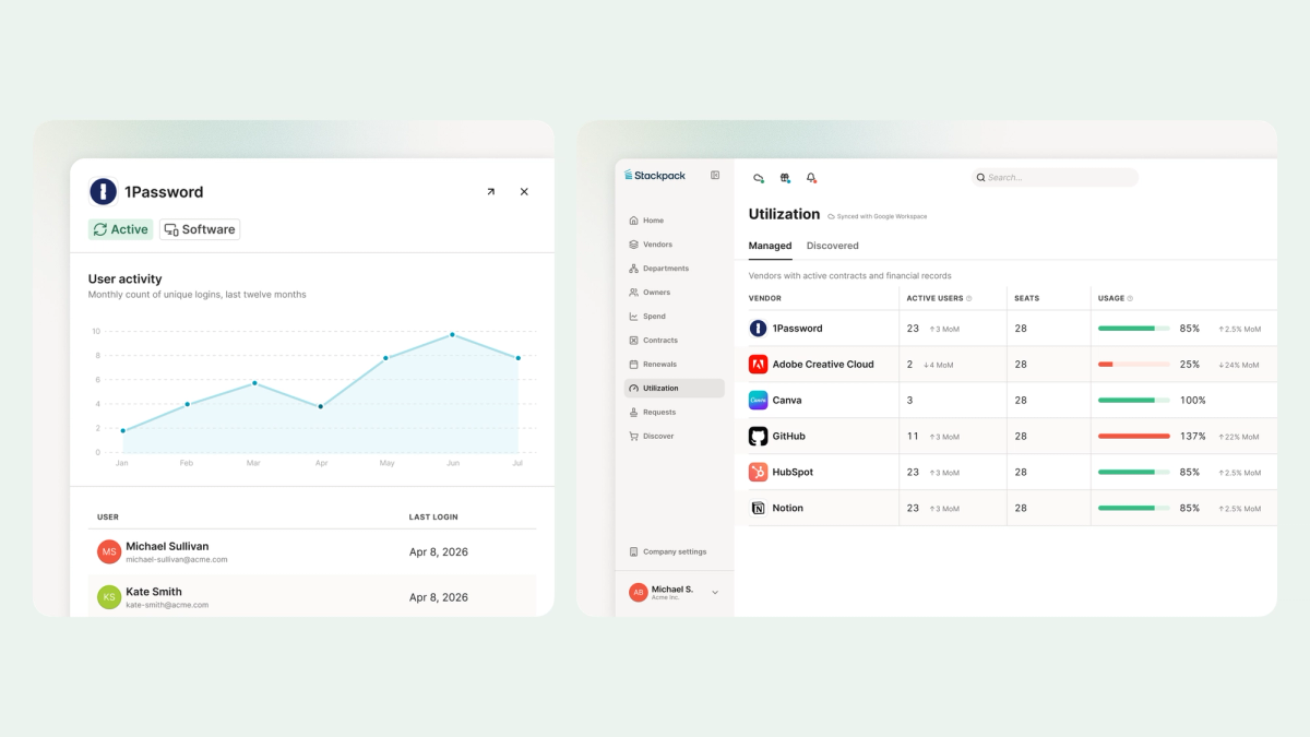 Stackpack Vendor Management