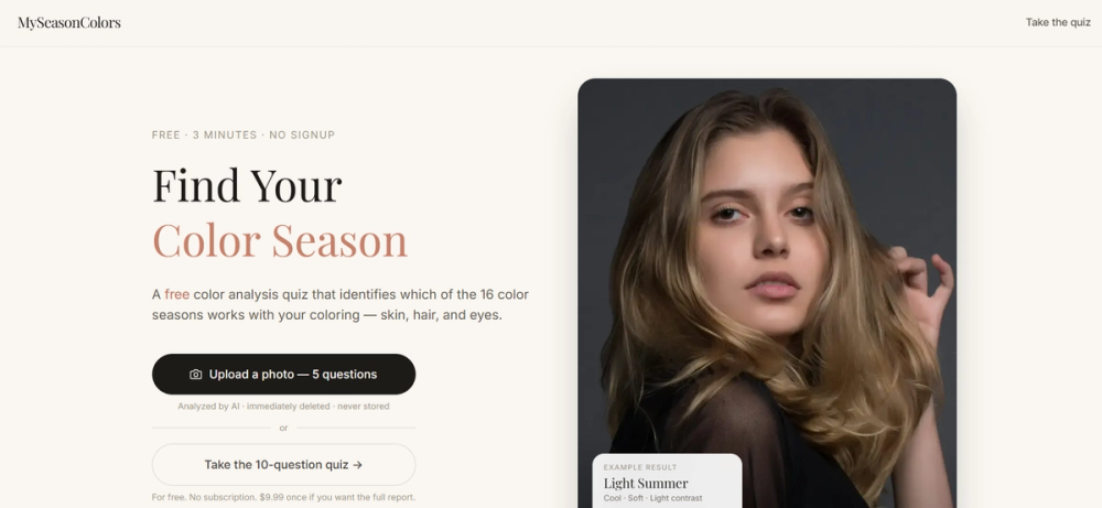 image of MySeasonColors