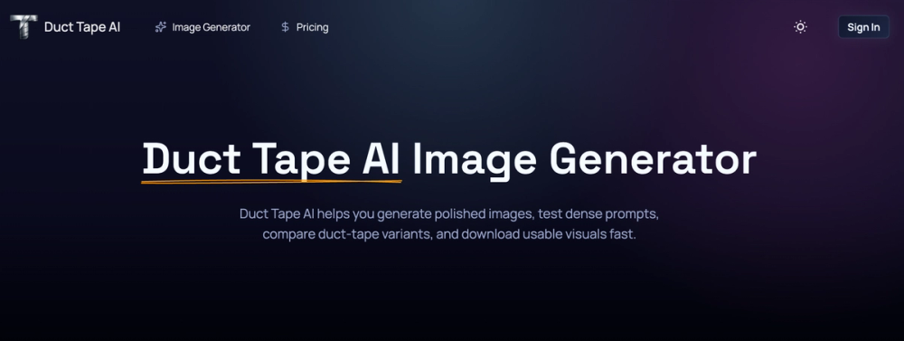 image of Duct Tape AI