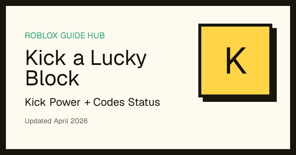 image of Kick a Lucky Block Guide