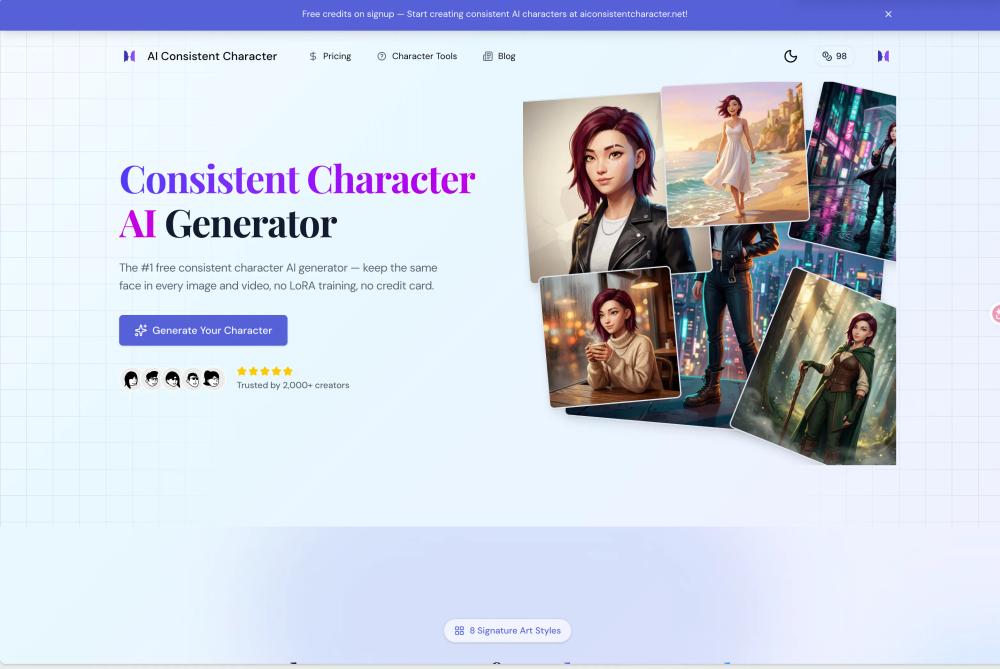 image of AI Consistent Character