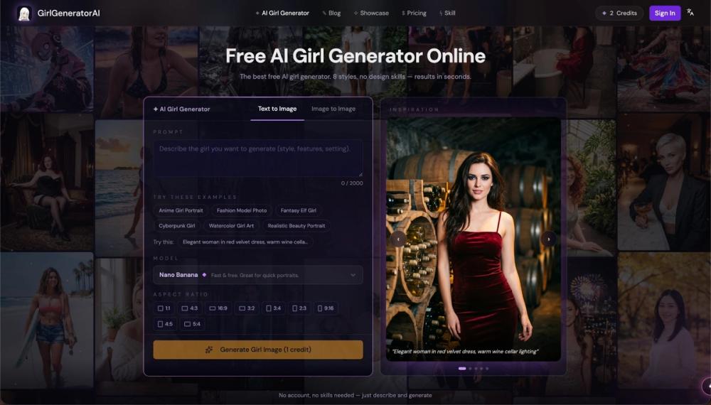image of GirlGeneratorAI