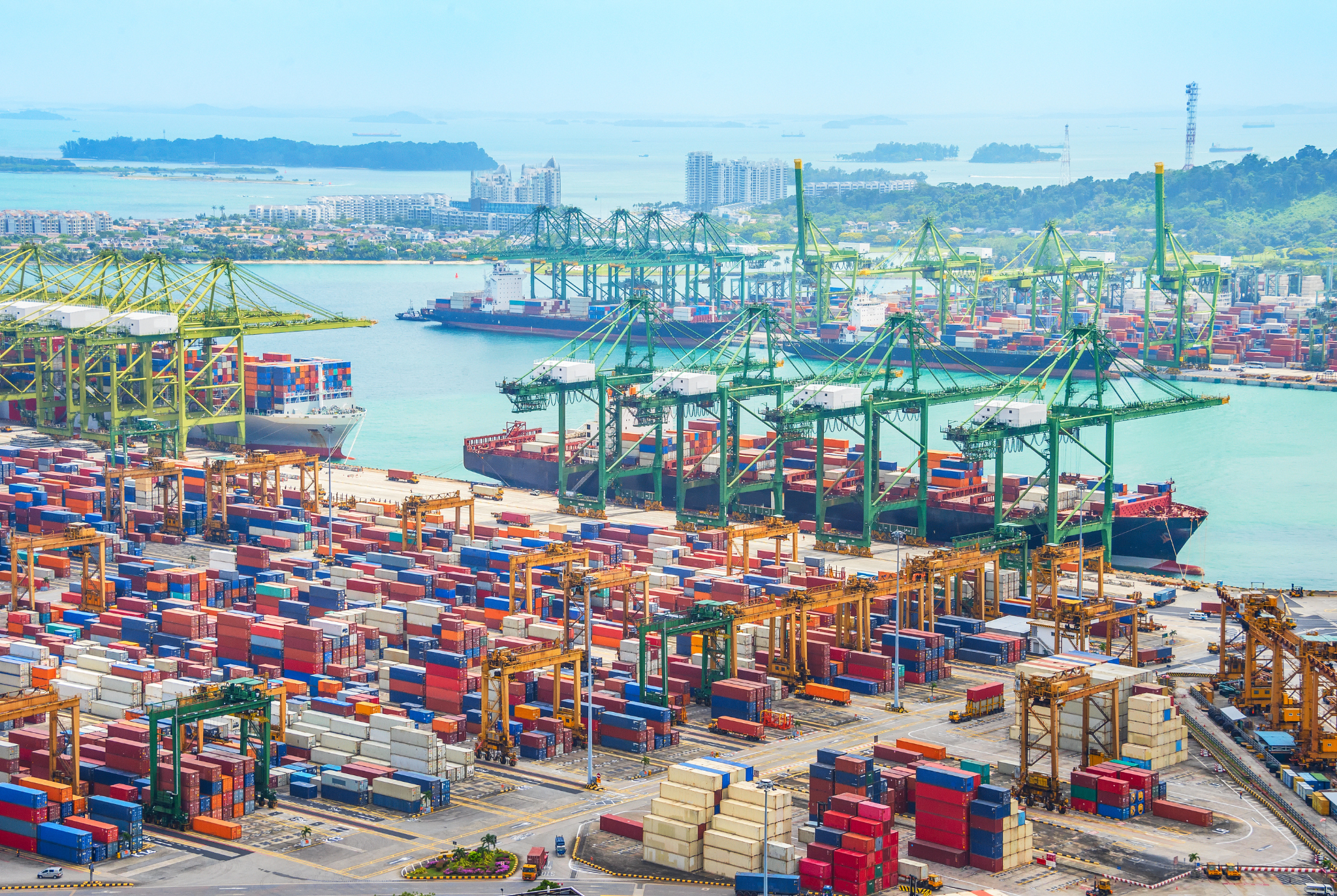 Port data is connected to logistics service providers through supply chain integrations. 