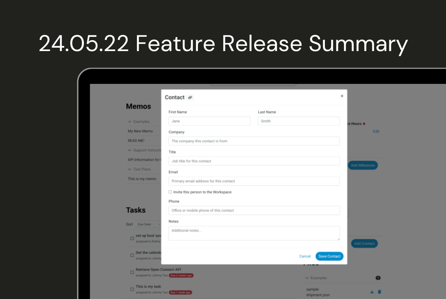 5.22.24 chain.io feature release summary