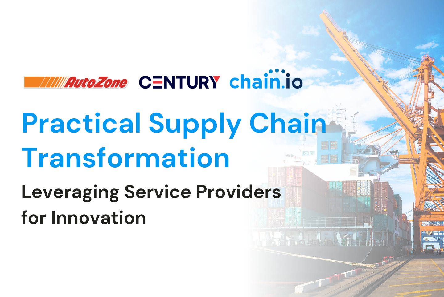 Practical Supply Chain Transformation Webinar