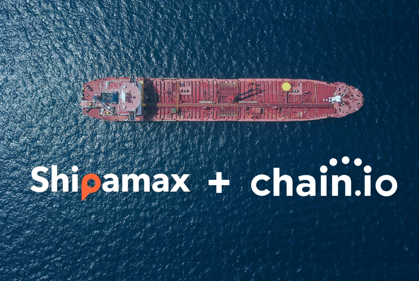 Ship sailing through ocean, Shipamax and Chain.io logos: Shipamax’s data automation tools will be integrated into Chain.io’s supply chain network to provide customers further supply chain data visibility.