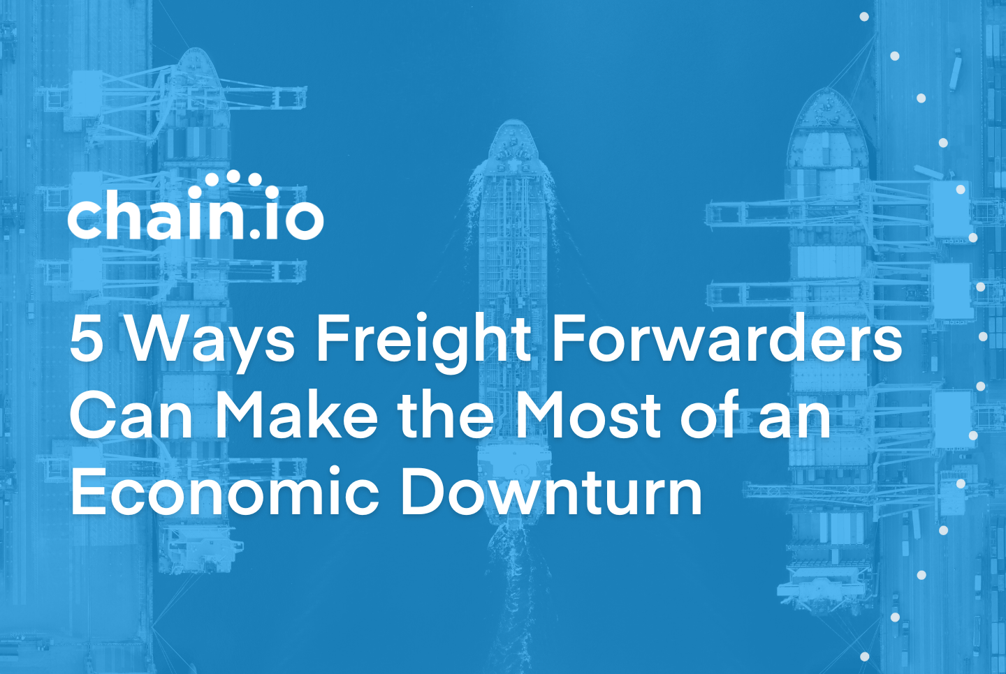 Freight forwarders can use a slow shipping period to make time for strategy and reflection. 