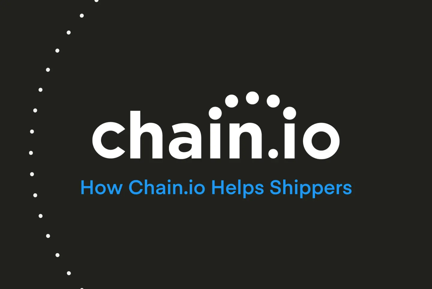 How Chain.io helps shippers integrate with partners across the global supply chain