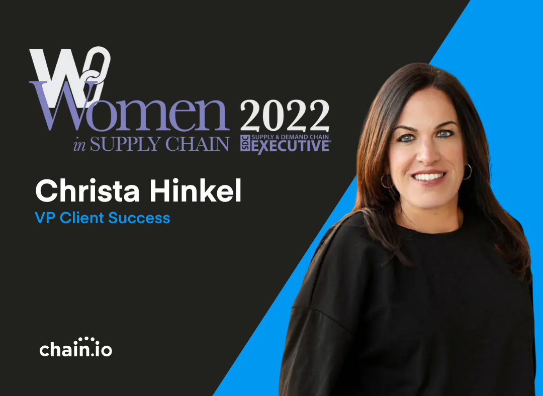 Christa Hinkel recognized for customer satisfaction and executive female leadership in the supply chain industry