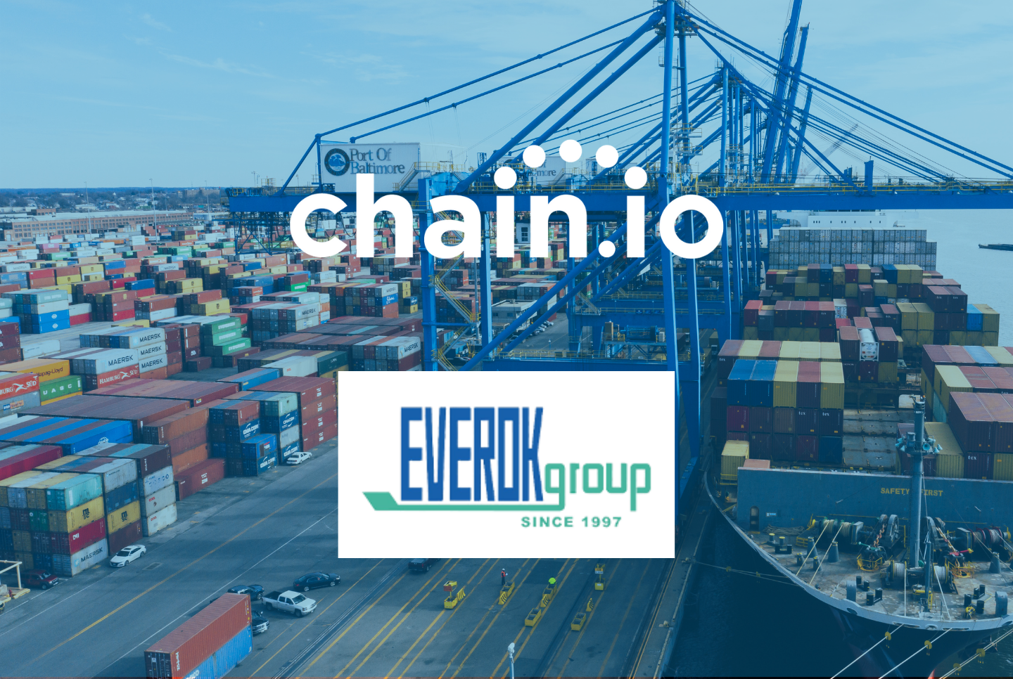 Everok Group, a leading Asia based freight forwarder, has selected the Chain.io full service integration platform to power their global network integration.