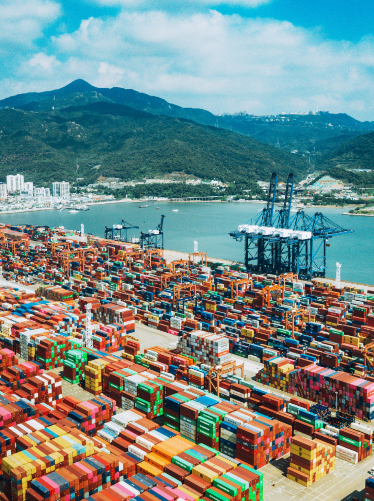 Port being managed through a fully digital supply chain.