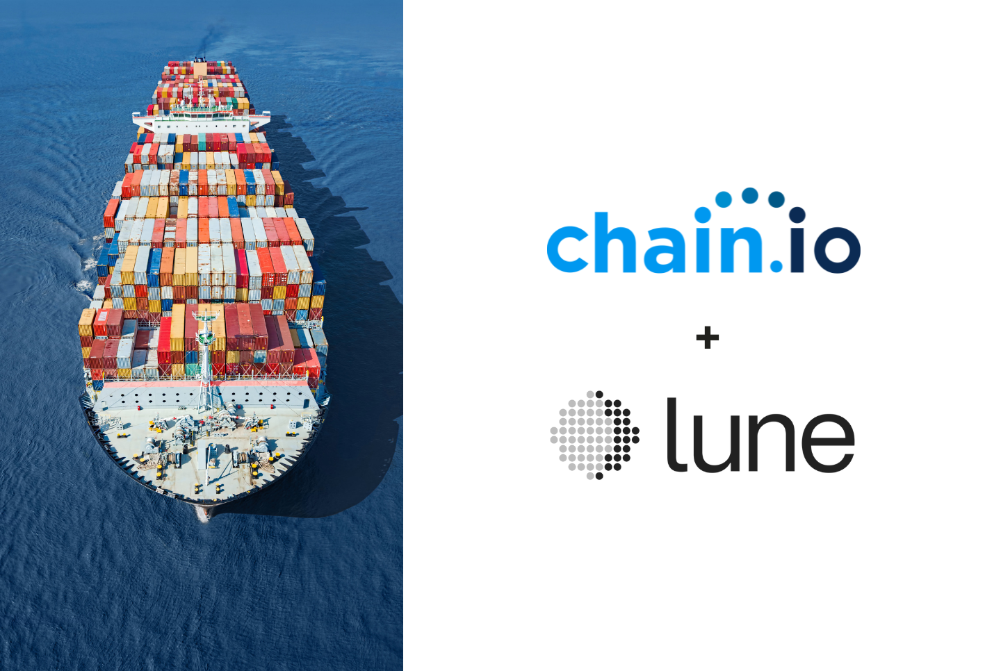 integration of lune and chain.io for scope 3 emissions reporting