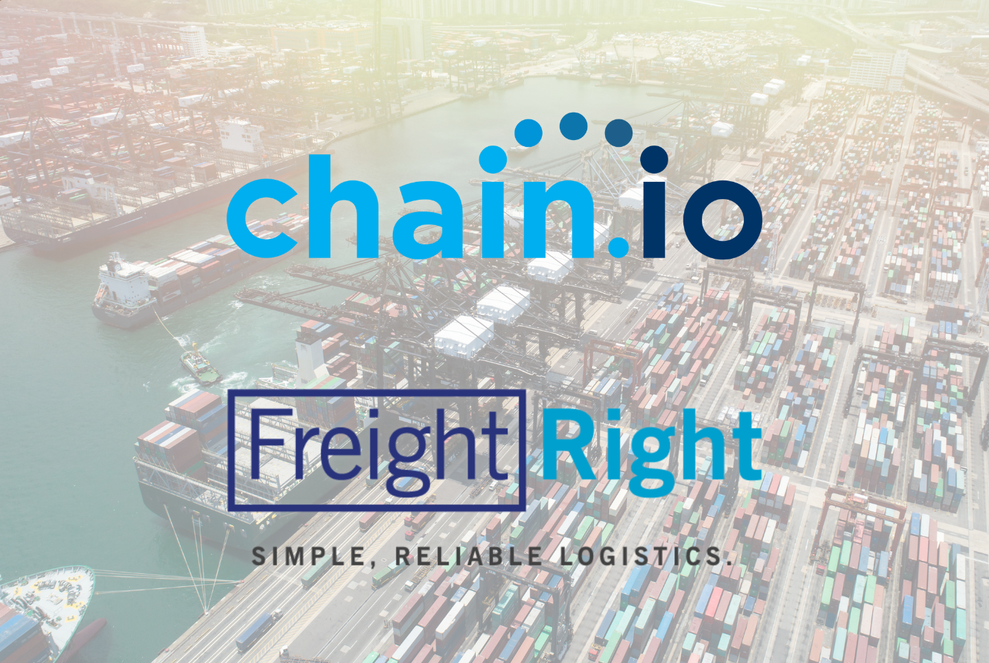 FreightRight and Chain.io Partner to provide cross-platform visibility for its customers on the Freightos marketplace.