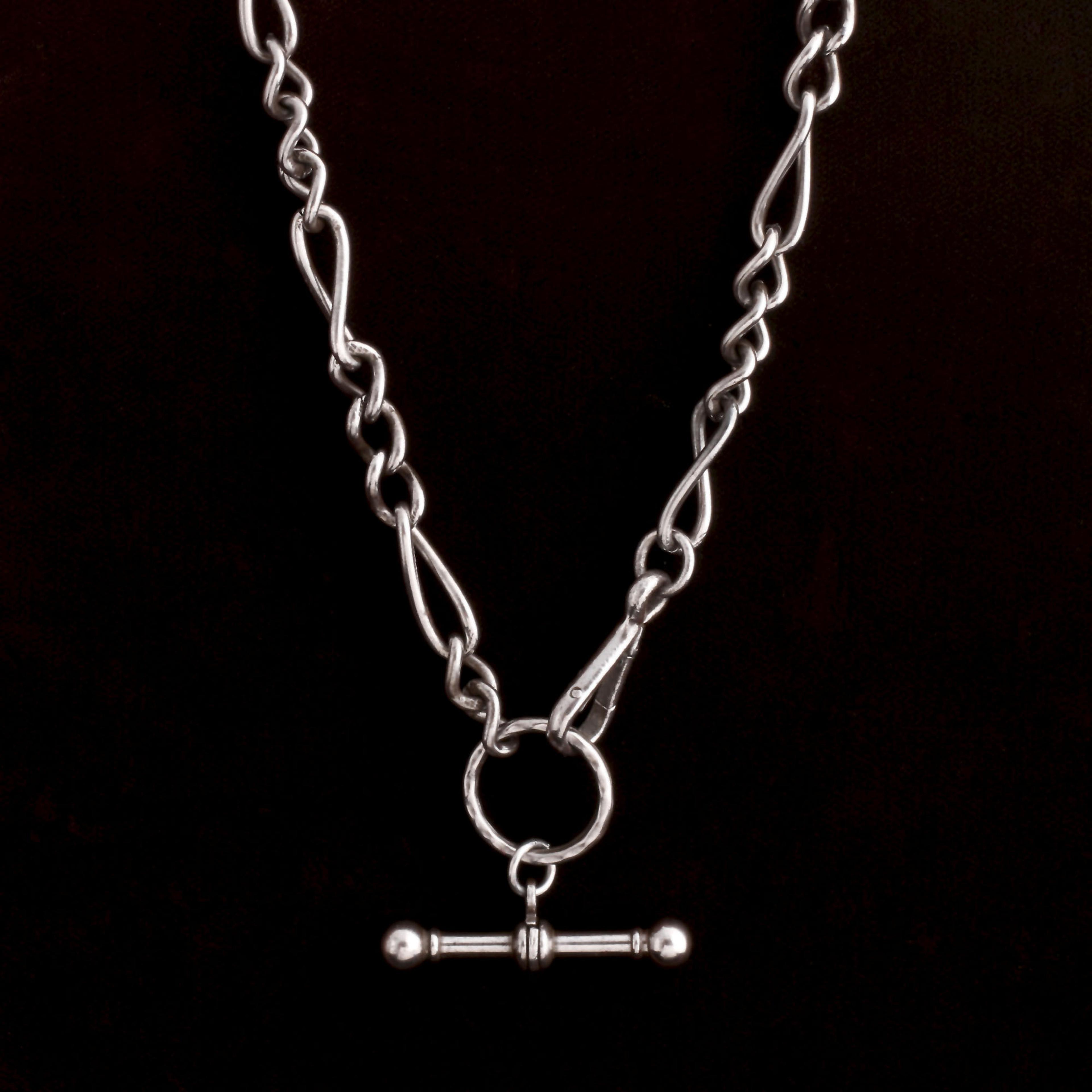 Victorian Steel Fob Chain