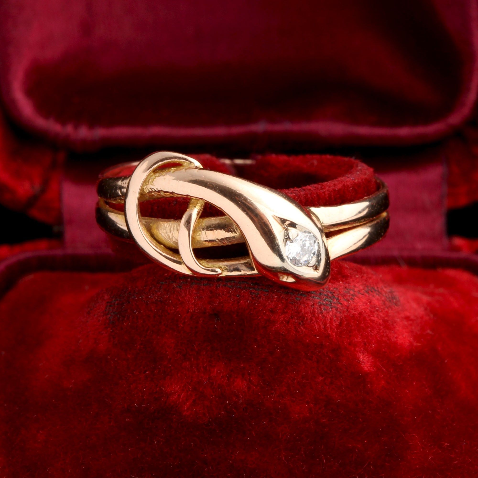 1930s Diamond Snake Ring — Erica Weiner
