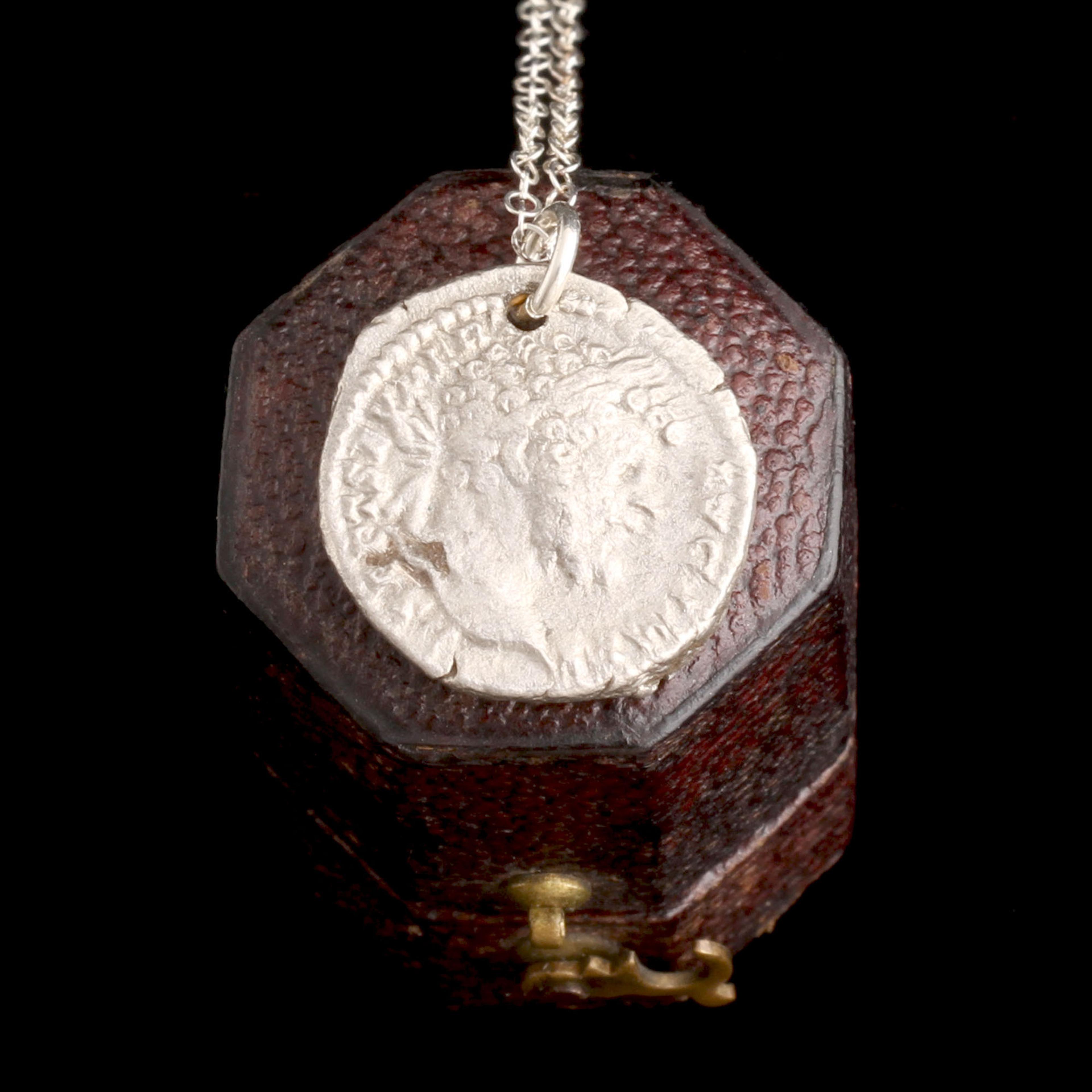 Roman Septimus Severus Annona Coin Necklace