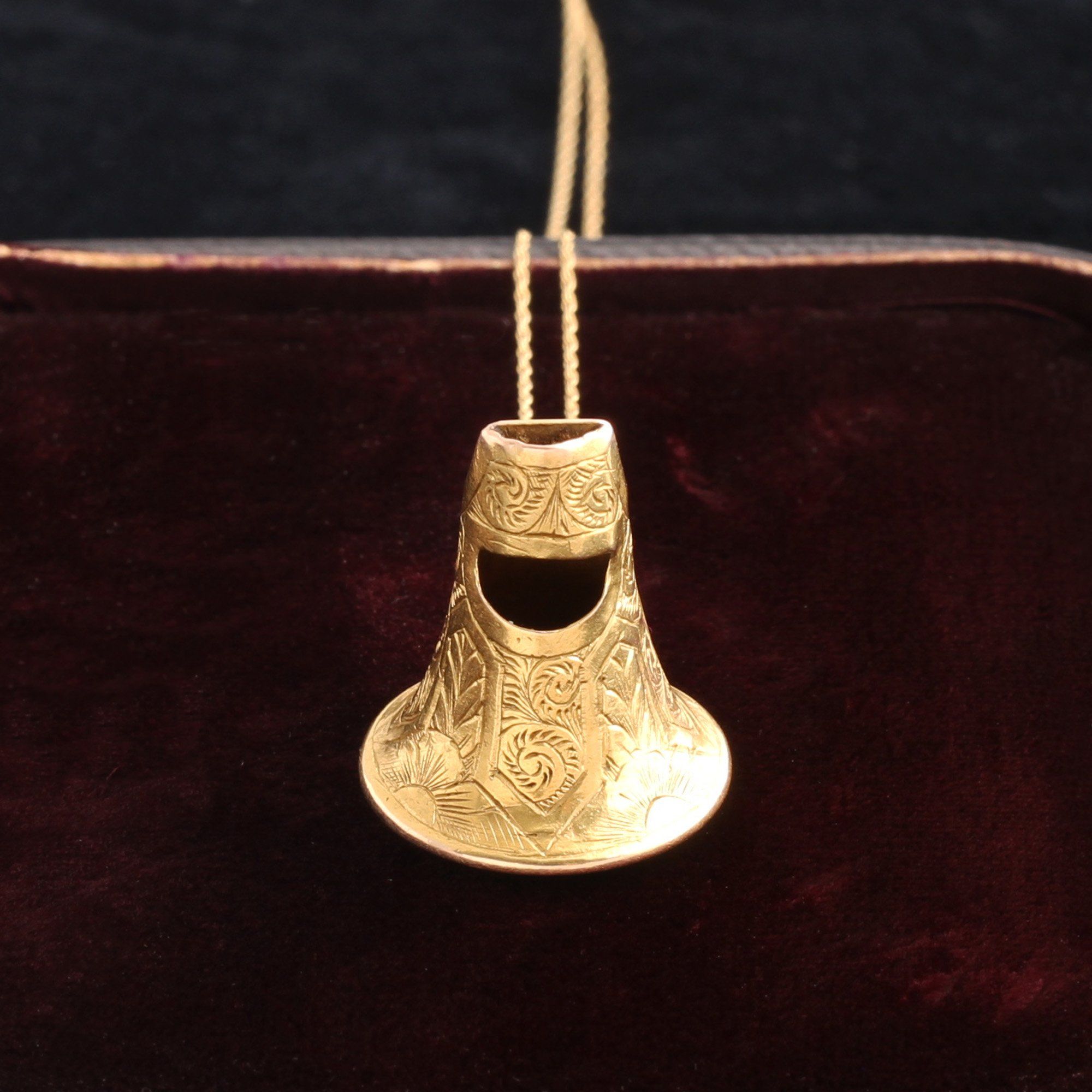 Victorian "MB" Wax Seal Whistle Fob