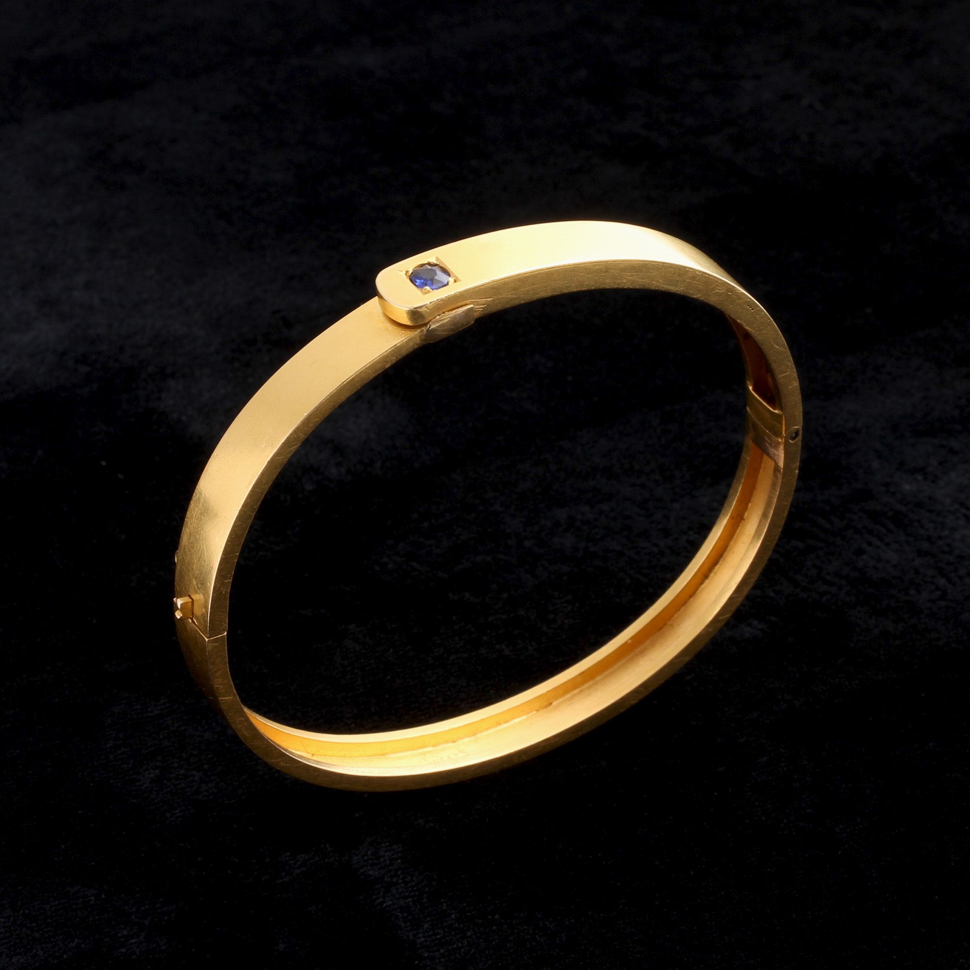 Victorian Sapphire Bangle