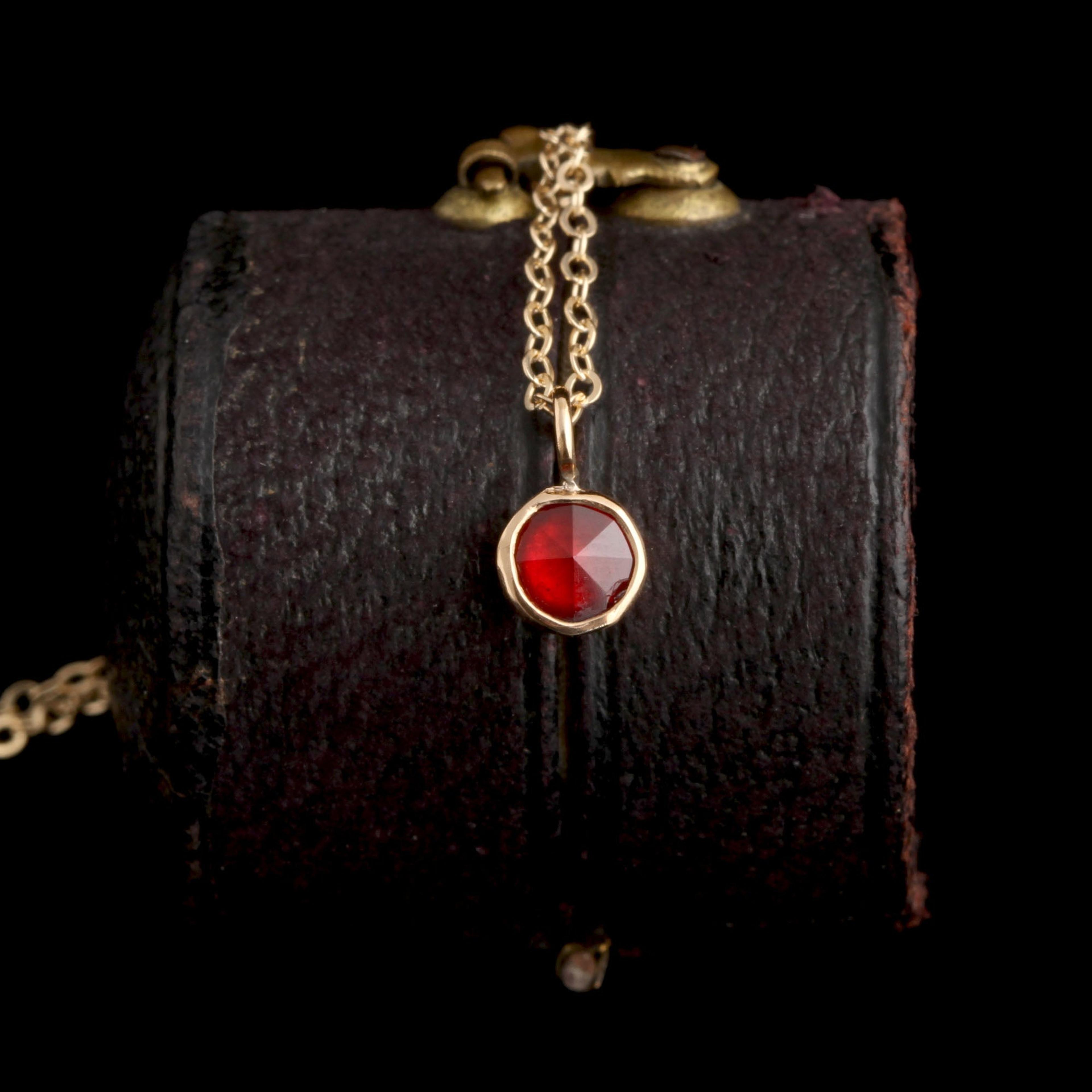 Georgian Garnet Pendant