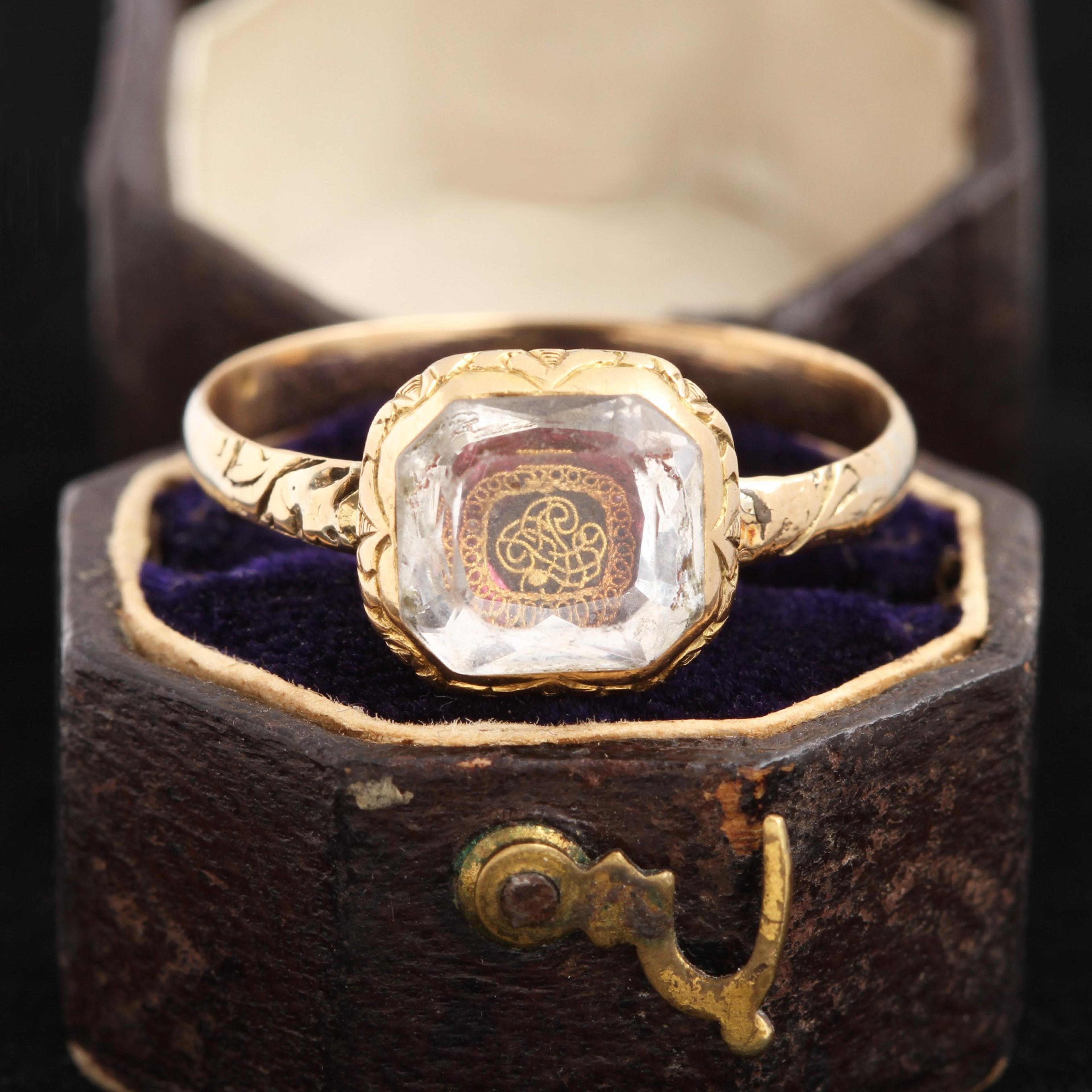 Detail of Stuart Crystal Ring