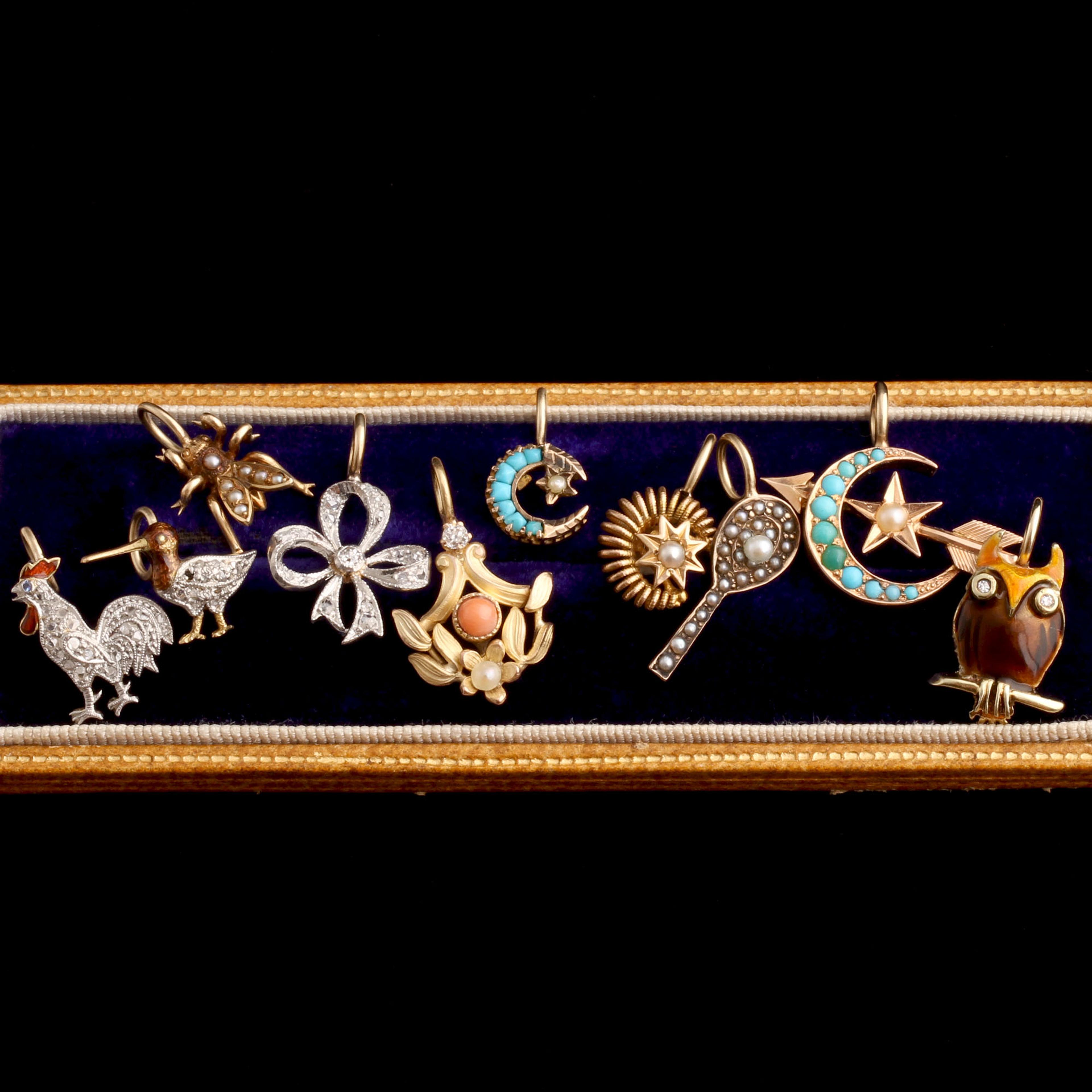 Group of 10 Converted Stickpins