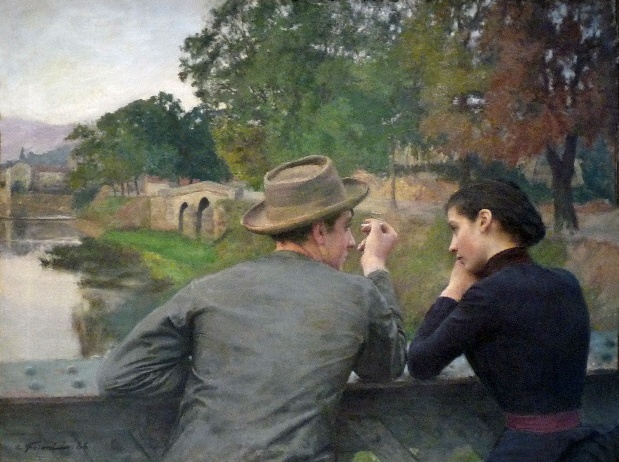The Lovers, Émile Friant, 1888. Musée des Beaux-Arts de Nancy.