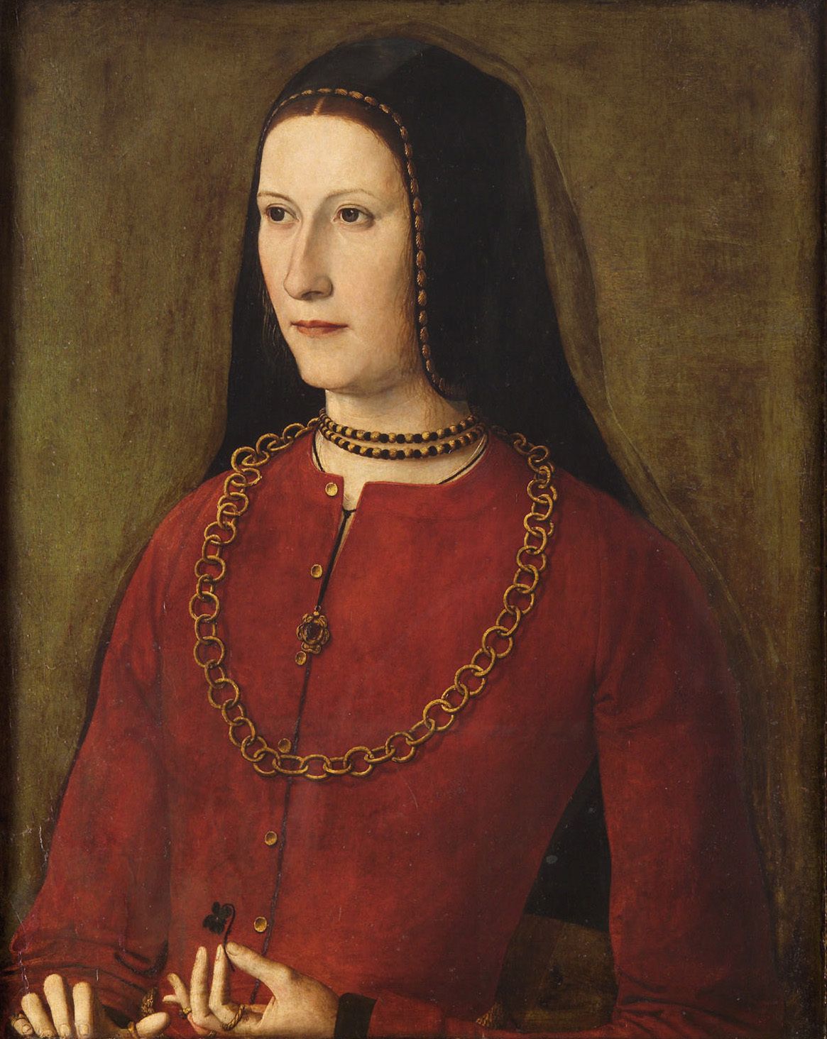 anonymous French portrait, c. 1500. Kunsthistorisches Museum Vienna.