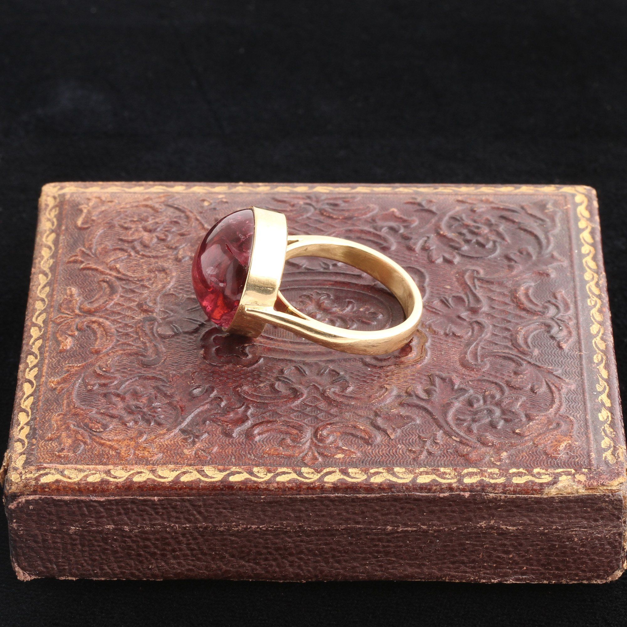 Vintage Pink Tourmaline Cocktail Ring