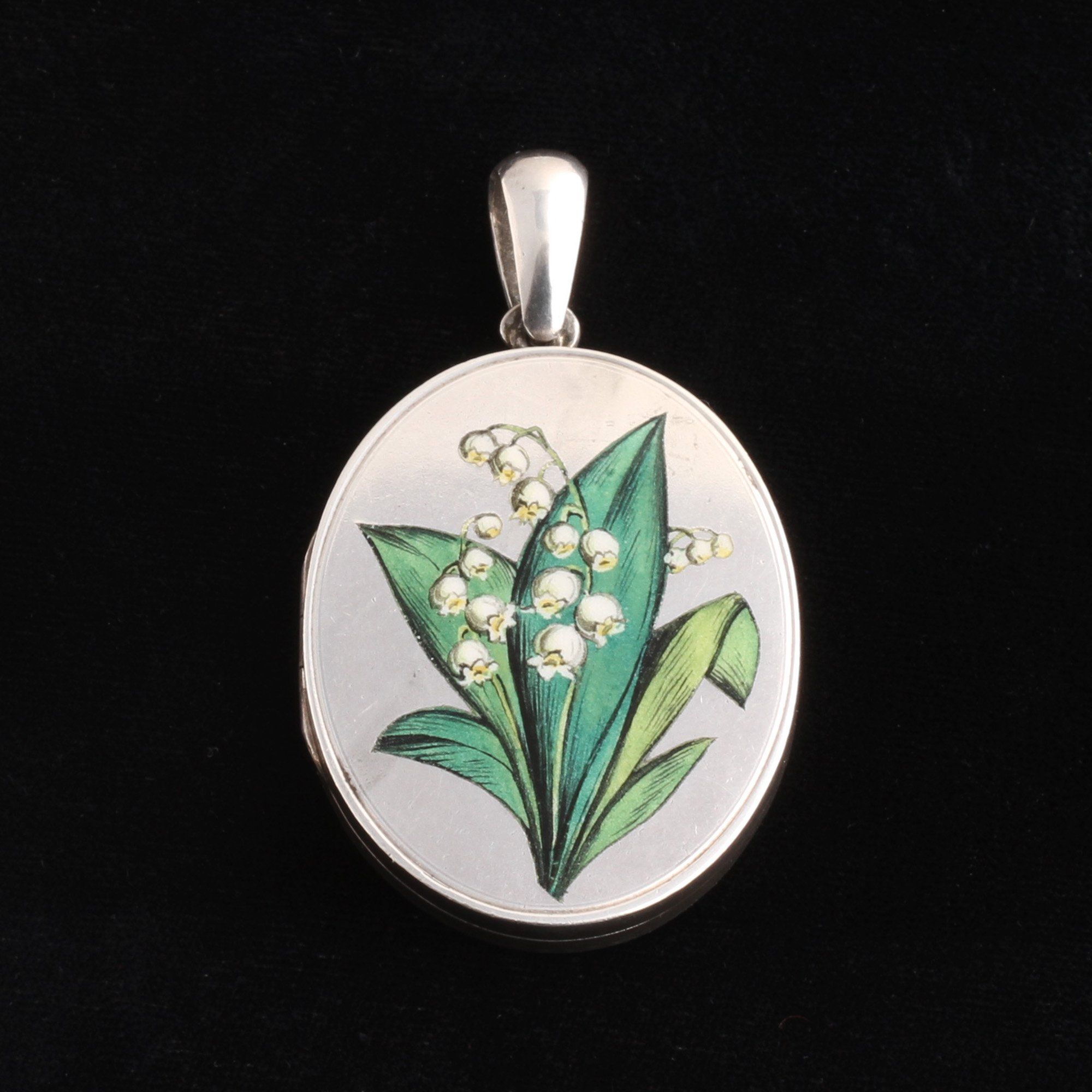 Victorian Lily of the Valley Locket