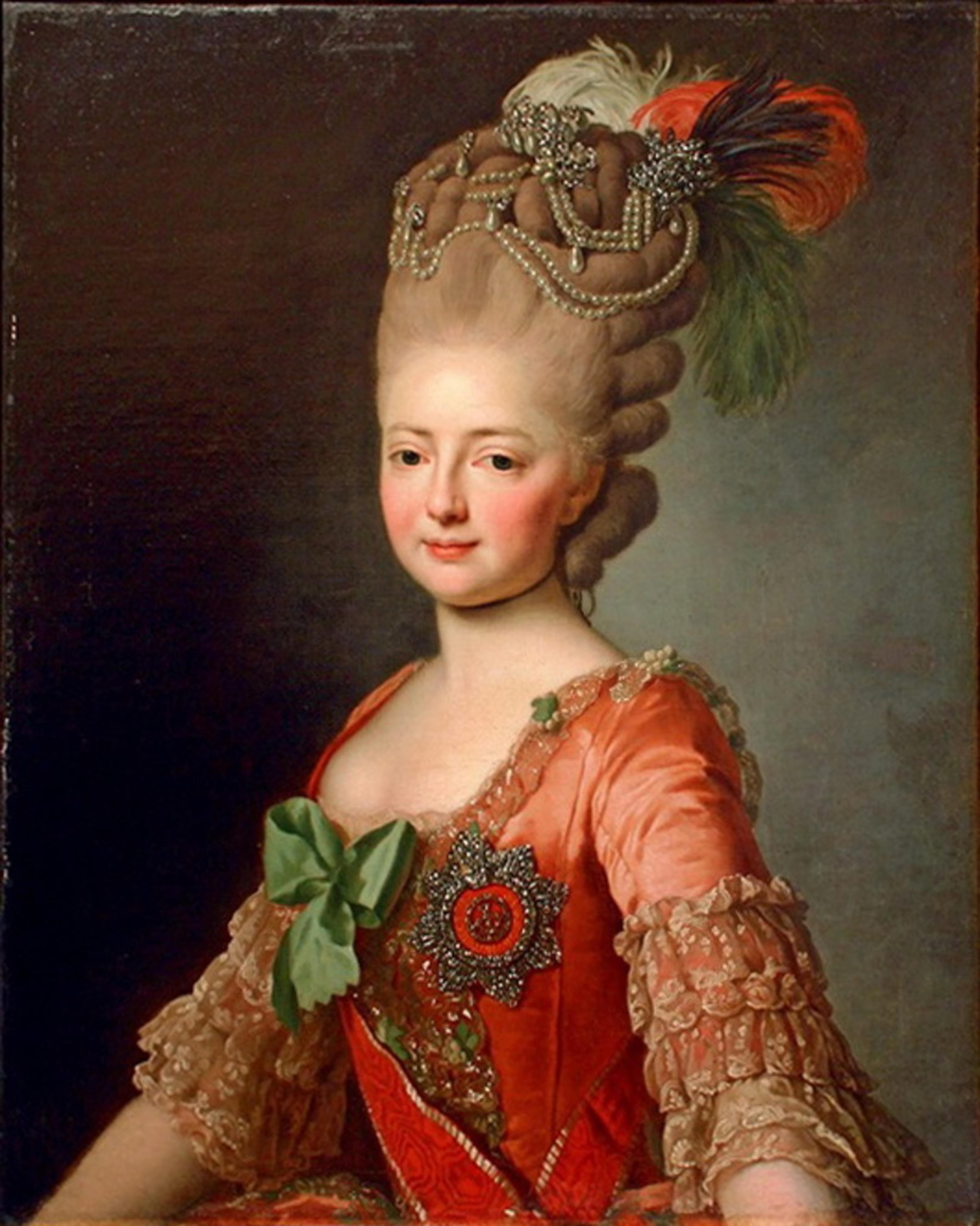Grand Duchess Maria Feodorovna, Alexander Roslin, 1777. Hermitage Museum.