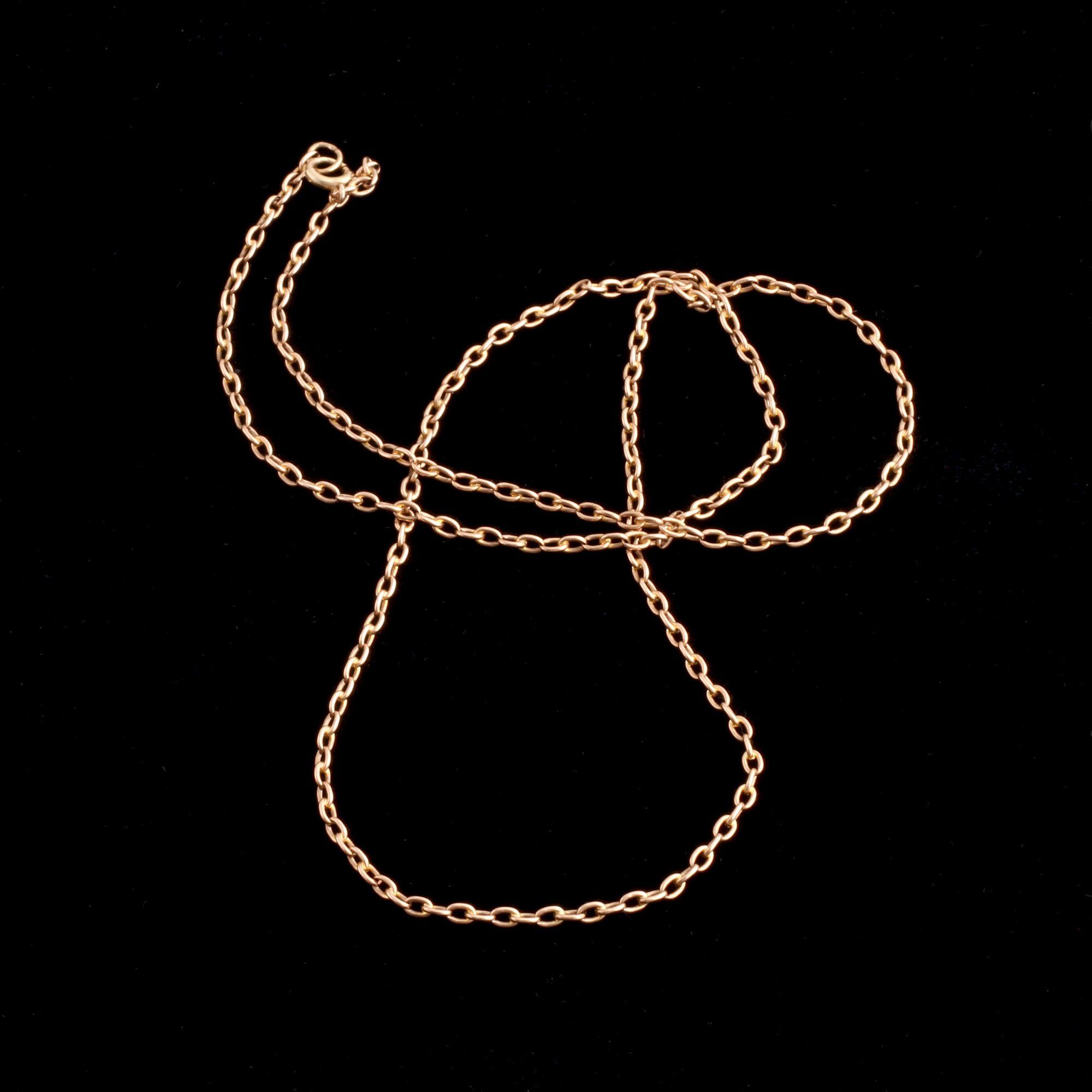 Victorian 21" Rose Gold Cable Chain