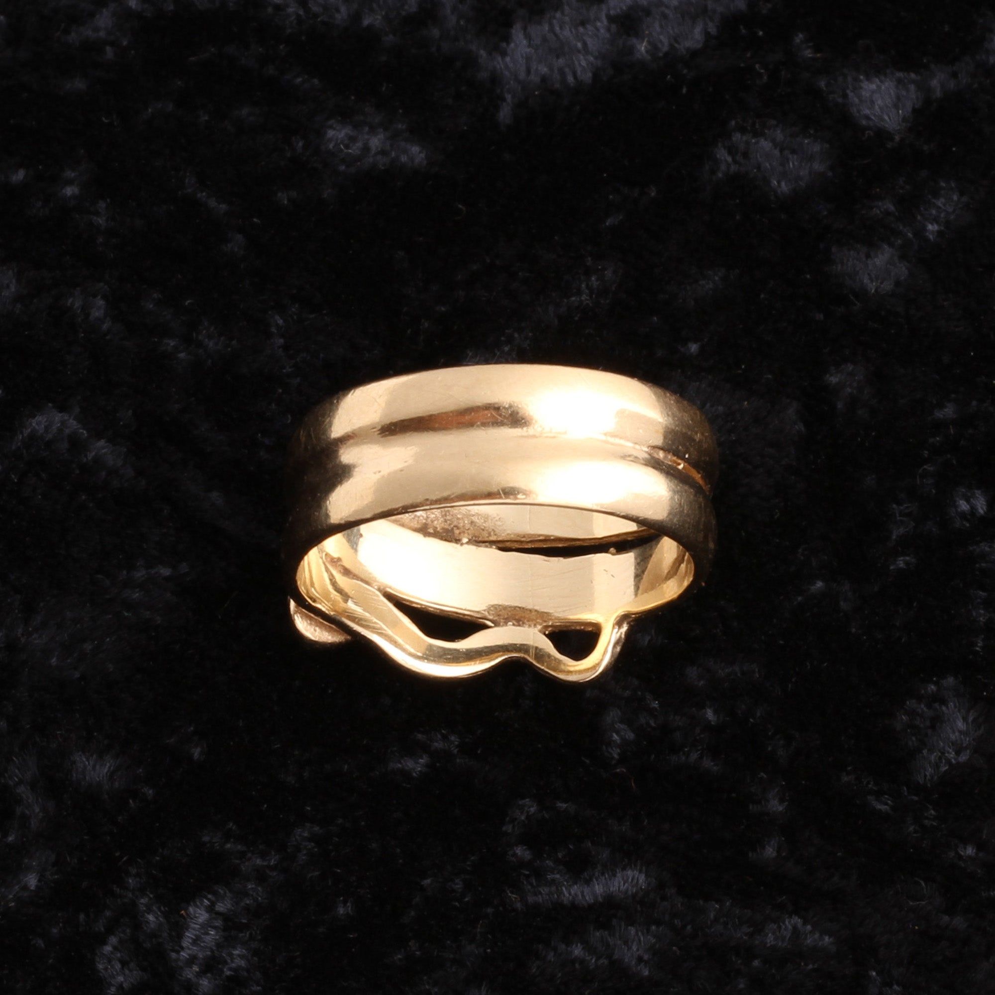 Vintage Coiled Serpent Ring