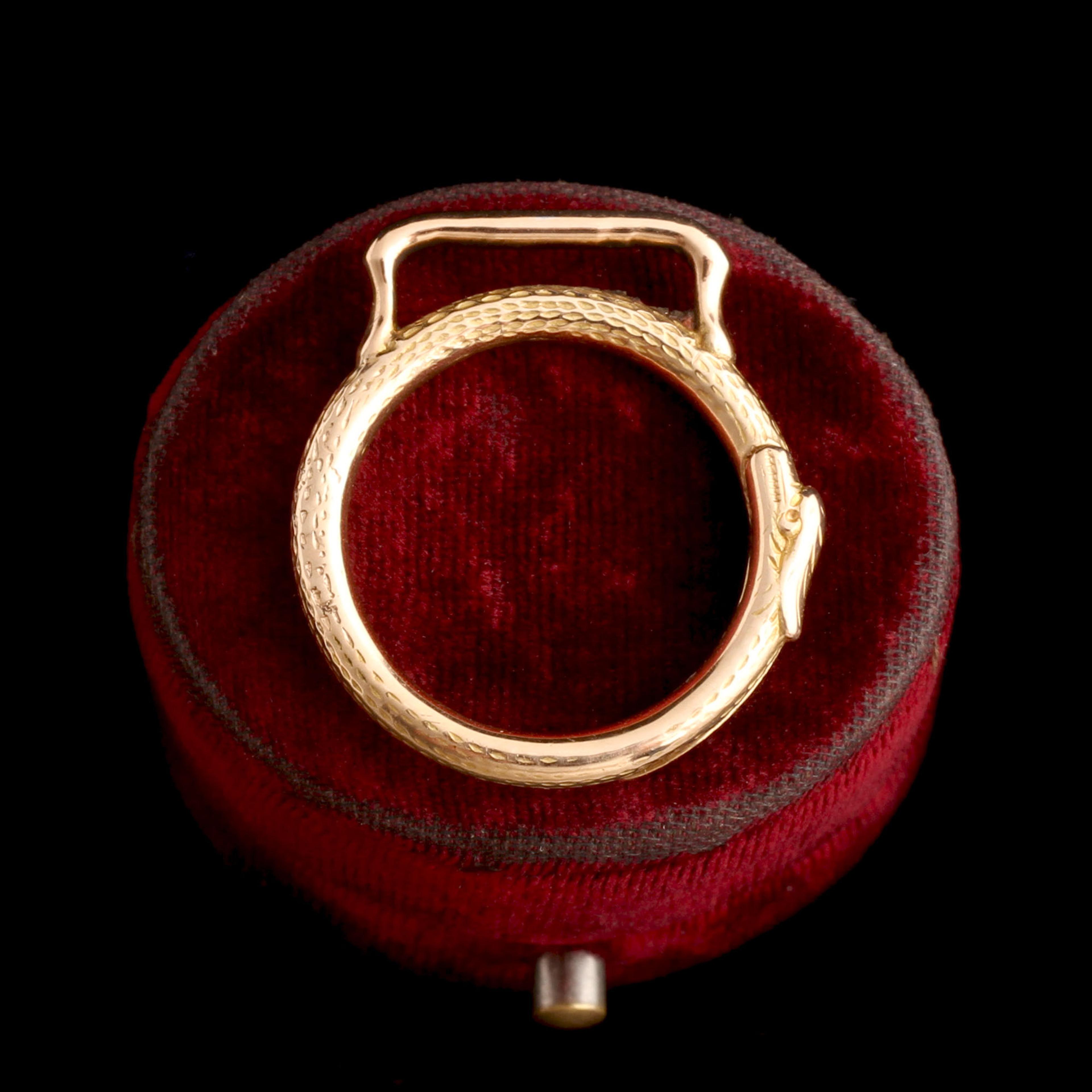 1920s Ouroboros Split Ring