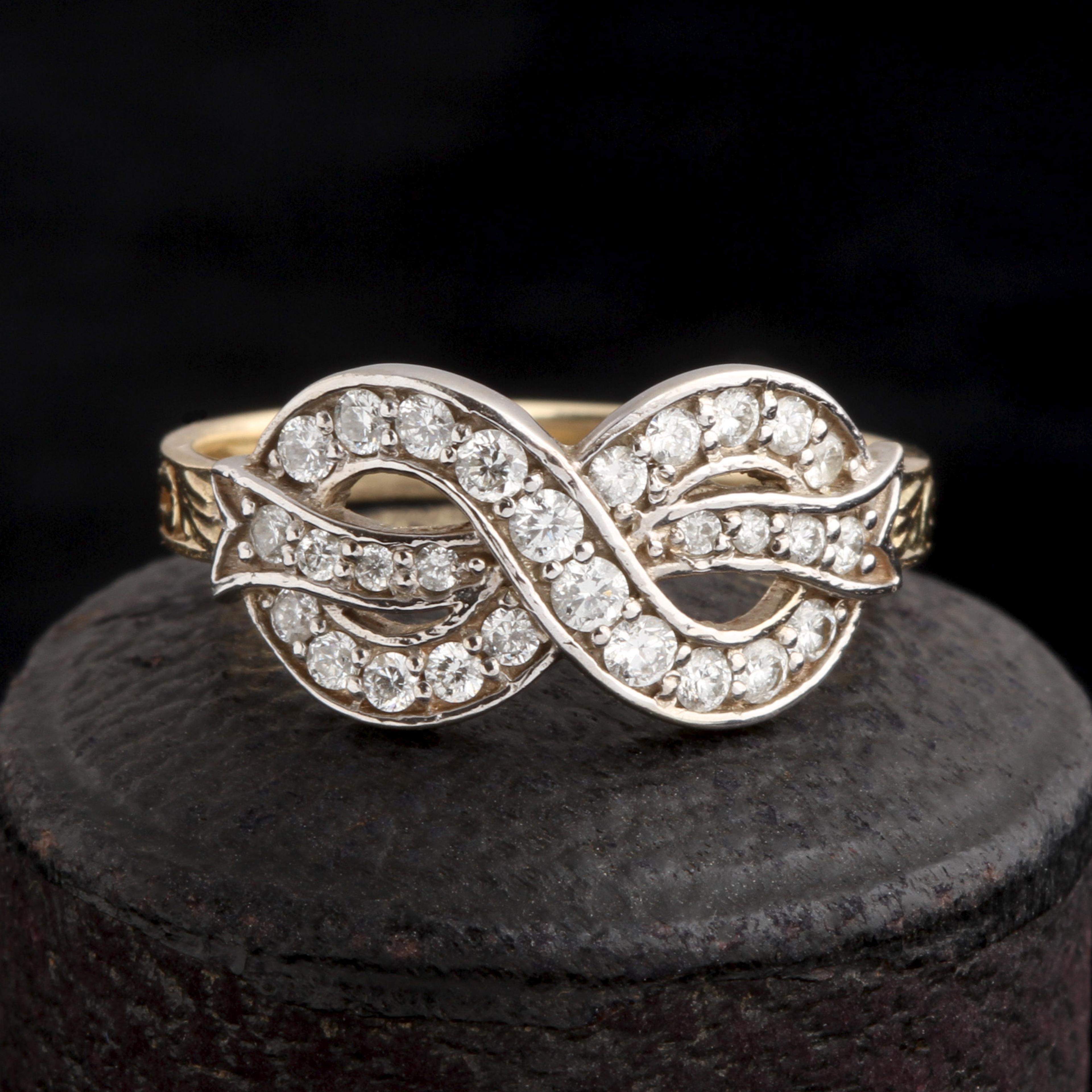 Detail of Bow Ring (Diamond)