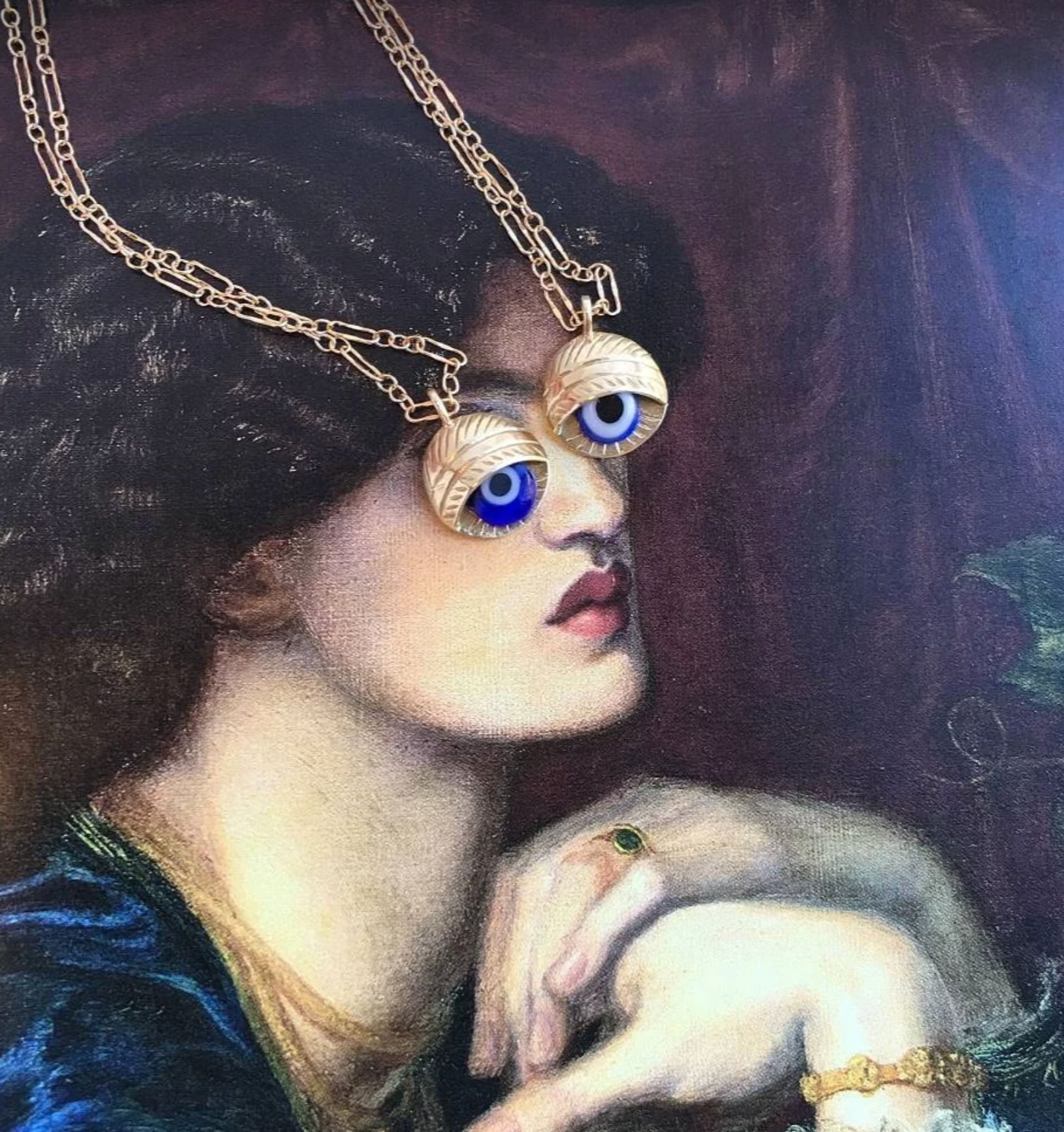 Evil Eye necklace. Erica Weiner Archive. 