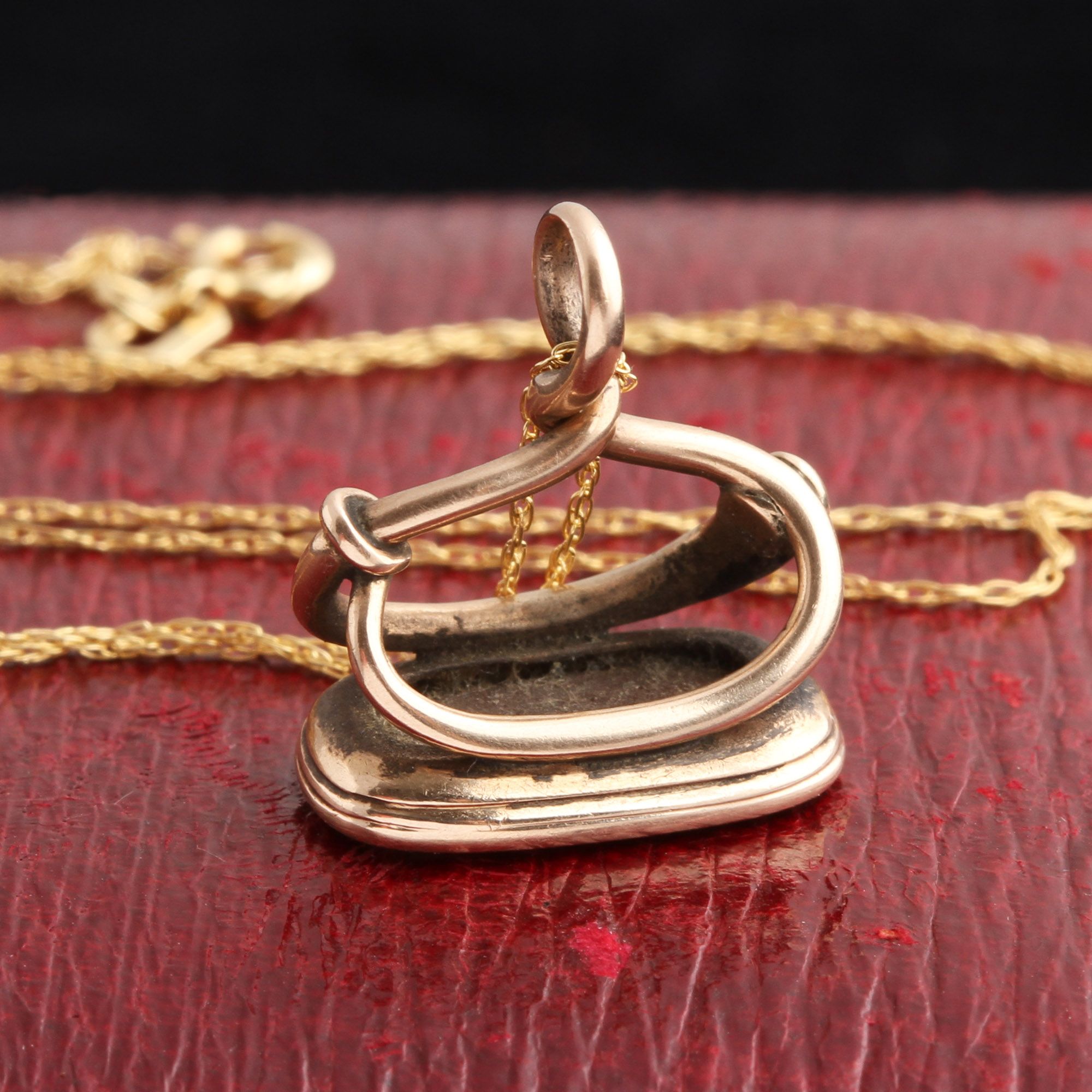 Georgian "MAP" Snake Seal Fob
